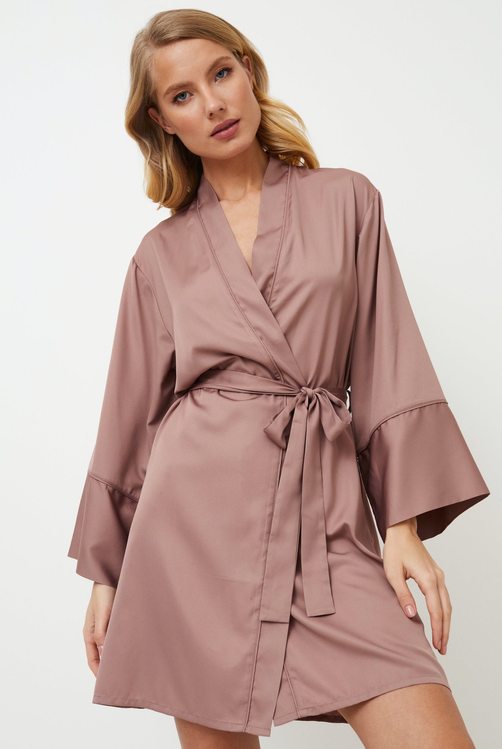 ARUELLE EVA PINK ROBE ARUELLE EVA PINK ROBE